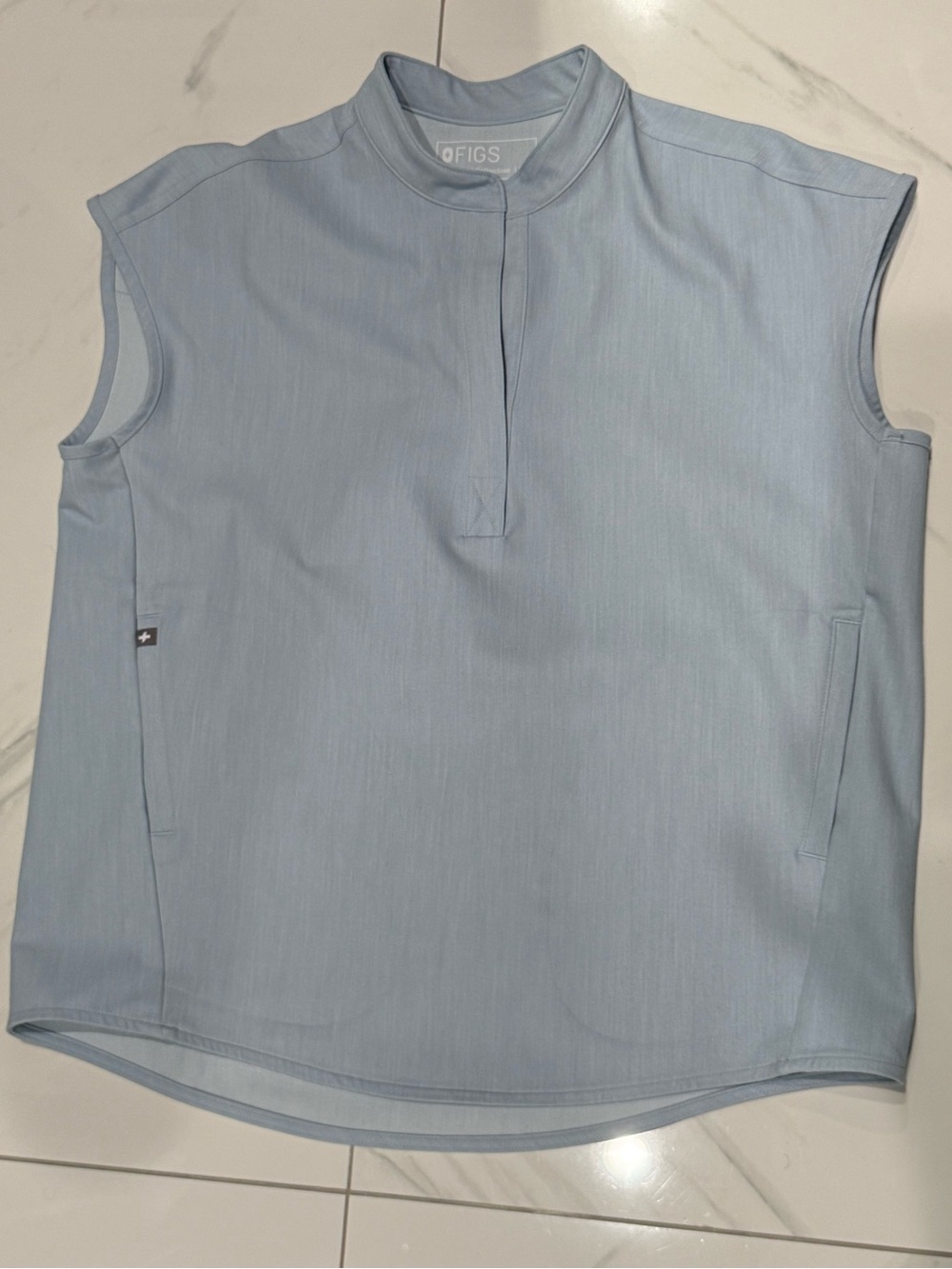 Figs Women's Rafaela in Chambray XXS